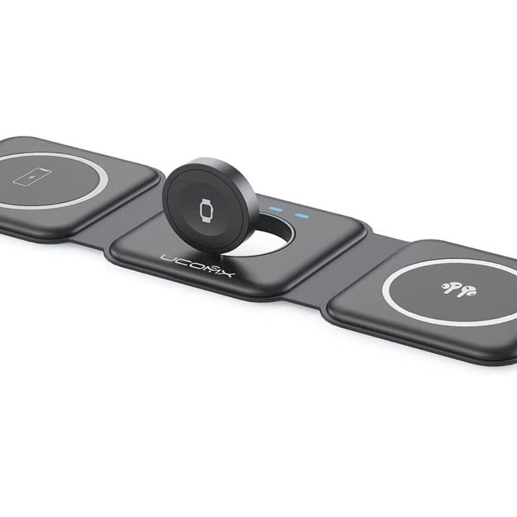 Ucomx Cell Phones & Accessories _ Ucomx Nano 3 In 1 Wireless Charger For Iphone Magnetic Foldable Brand New Black _ Color_ Black _ Size_ Os