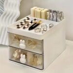 rabbit-handle-clear-desk-organizer-perfect-for-pen-makeup-and-jewellery-etc-random-color – 1